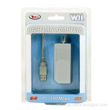USB LAN Adapter, Suitable for Nintendo Wii